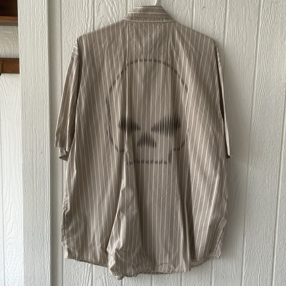 Harley Davidson Mens button up striped Willie G shirt sz XL - Picture 4 of 6